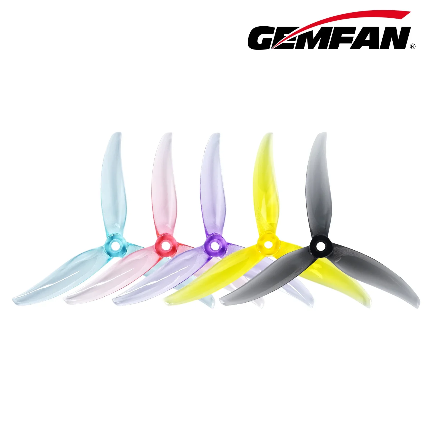 Drone Racing Motor - 12 Paar Gemfan 5129.2 MinJae 3-Blatt-PC-Propeller