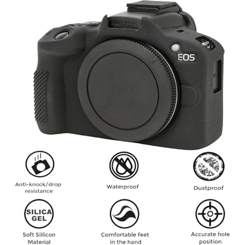 Canon Camera Eos R50 - R50 Silikon-Schutzhülle Kamera-Gehäuseabdeckung Weiche Schutzhülle Tasche