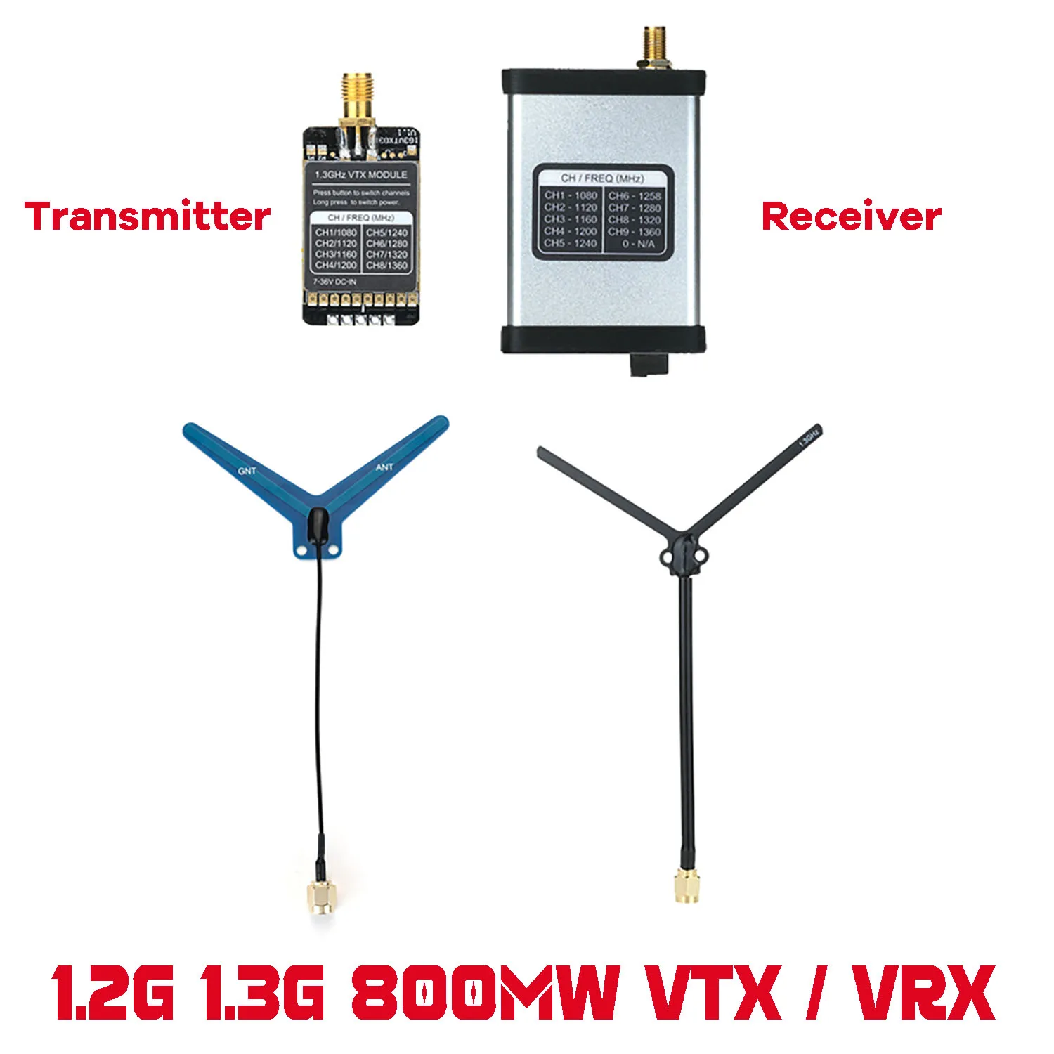 Drone Racing Vtx - 1.2G 1.3G 800mW VTX VRX Audio-Video-FPV-Sender-Empfänger-Modul